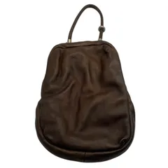 ■【CHRISTIAN PEAU】クリスチャンポー レザー ハンドバッグ ブラウン 茶 Size Sのサムネイル