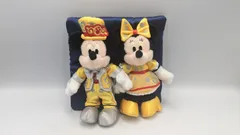 ディズニー　30周年　ぬいぐるみバッジ　ぬいば　ミッキー　ミニー　イエロー　黄色