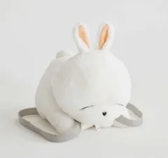 マシュマロぬいぐるみ バックパック 엽기うさぎぬいぐるみ+キーホルダー