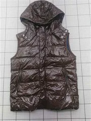 ◇ Θ アイテムズ アーバンリサーチ ITEMS URBAN RESEARCH ダウンベスト フード付き ブラウン系 38 レディース E  【1603020004998】