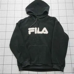 ◇ ⊇ フィラ FILA FL6271 ボアフリースパーカー ブラック系 Lサイズ メンズ E  【1603020005292】のサムネイル