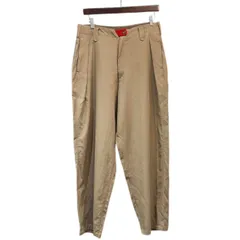 Yohji Yamamoto POUR HOMME ヨウジヤマモトプールオム 17AW ウールワイドテーパードパンツ HK-P45-148 2 カーキ 15280のサムネイル