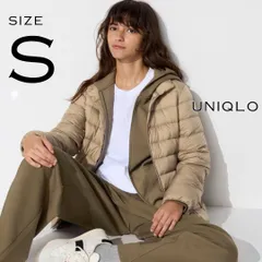 【極美品】UNIQLOユニクロ 24年 レディース ウルトラライトダウンジャケット（NANODESIGN） L ベージュ 【古着】【中古】【送料無料】