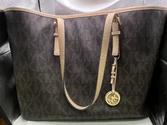 ▽MICHAEL KORS　マイケルコース　ジェットセットトラベル　トートバック/ブラウン　10652