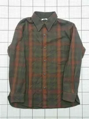 ◇ Θ ユニクロ ユー UNIQLO U チェックシャツ 長袖シャツ Lサイズ メンズ E  【1603090026678】