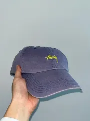 STUSSY STUSSY ストック ロー プロ ベースボールキャップ パープル