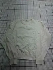 ◇ Θ ユニクロ :C クルーネックスウェット ホワイト系 Mサイズ メンズ E  【1603090030828】