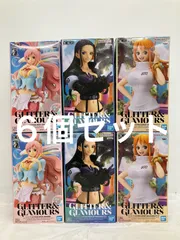未開封 ONE PIECE ワンピース GLITTER＆GLAMOURS しらほし ロビン ナミ フィギュア 3種 6個セット LF3860 f099