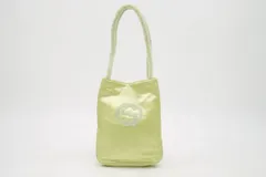 グッチ ミニ ハンドバッグ トート 005 781 0702 インターロッキング GG ビーズ サテン 緑 パステル グリーン GUCCI 5834h