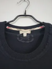 バーバリー ブラック ニット 8分袖