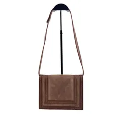 Yves Saint Laurent イヴサンローラン ショルダーバッグ ブラウン スエード レザー ヴィンテージ レディース 【中古】