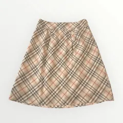 BURBERRY LONDON バーバリーロンドン ノバチェック フレアスカート 40 日本製