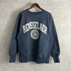 90's Champion リバースウィーブ レンセラー工科大学 カレッジロゴ スウェット