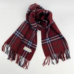 BURBERRY バーバリー ノバチェック マフラー カシミヤ マルチカラー ヴィンテージ レディース  【中古】