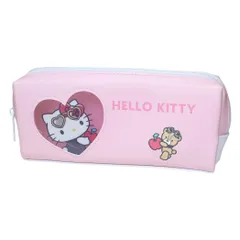 ハローキティ ペンポーチ ツインファスナーペンケース サングラス サンリオ カミオジャパン 新学期準備文具 筆箱 キャラクター グッズ 
