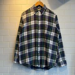 80s~90s USA製 L.L.Bean フランネルシャツ Mサイズ 古着 アメカジ ビンテージ ネルシャツ