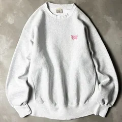 90s Lee 企業 ロゴ 刺繍 RWタイプ スウェット トレーナー / 90年代 オールド リバース 霜降り グレー 企業物 ビール