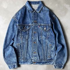 80s USA製 Levis 57508 ポケット付き デニム ジャケット L / 80年代 アメリカ製 リーバイス オールド ジージャン 70505