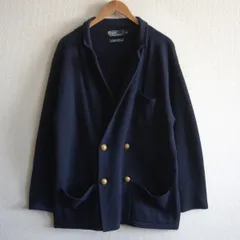 【最高級品】POLO RALPH LAUREN【カシミヤ100％ テーラードジャケット /紺ブレ】XL ポロラルフローレン ブレザー 26030569
