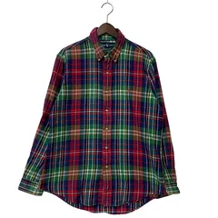 【中古品】RALPH LAUREN ラルフローレン 7934920ANF COSTUM FIT GINGHAM CHECK FLANNEL SHIRT カスタム フィット ギンガム チェック シャツ トップス 長袖 【146-260319-cs-27-izu】