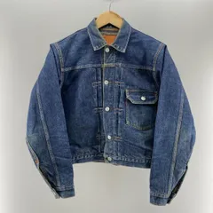 【中古】EVISU 戎パッチ 1506 1stデニムジャケット ブランケットライナー ネイビー サイズ36 エヴィス[24]のサムネイル