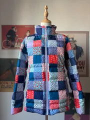 LANDS' END（ランズエンド）パッチワーク柄 ダウンジャケットのサムネイル