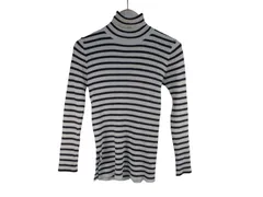 k05250116018　CROLLA　サイズ表記無し　黒×白　　トップス　ニットorセーター　秋冬