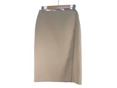 k05250116015　NATURAL BEAUTY BASIC　Mサイズ　Beige　　スカート　ミディアム丈　秋冬