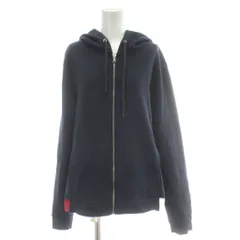 トミーヒルフィガー TOMMY HILFIGER ジップアップパーカー フーディー 長袖 トップス L ネイビー 紺色 UE-23BOL /PP ■GY01