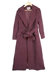 k05250111022　NATURAL BEAUTY　Mサイズ　Purple　　アウター　コートロング丈　秋冬