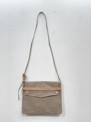 美品 ADOLE アドール2way ショルダー ハンドバッグ キャンバス×レザー 