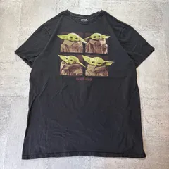 O-589 STARWARS スターウォーズ ベビーヨーダ グラフィックプリントTシャツ サイズM