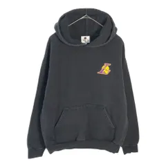 USA製 Warren Lotas ウォーレンロータス NBA ロサンゼルス・レイカーズ スウェットパーカー プロチーム バスケ(メンズ L)中古 古着 X5733