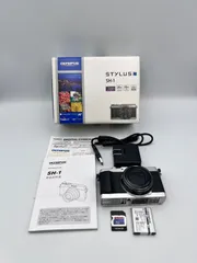 CAM34// OLYMPUS デジタルカメラ STYLUS SH-1 シルバーのサムネイル