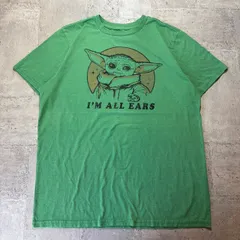 O-592 STARWARS スターウォーズ ベビーヨーダ グラフィックプリントTシャツ サイズL