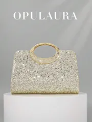 バッグ レディース ドレスバッグ レディースファッショングリッターラインストーン装飾イブニングクラッチ、高級輝くダイヤモンド フォーマルパーティーハンドバッグ、ガラ、パーティー、誕生日会、結婚式、プレゼントに最適