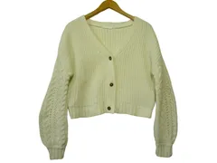 k01241218023　RETRO GIRL　Mサイズ　White　　トップス　ニットorセーター　秋冬