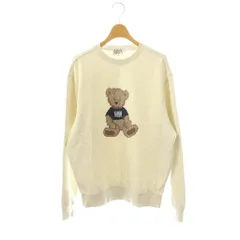 マリテフランソワジルボー MARITHE FRANCOIS GIRBAUD ドゥードゥル・ベア・ロング・スリーブ DOODLE BEAR LONG SLEEVE スウェット トレーナー S オートミール /SS ■OSのサムネイル