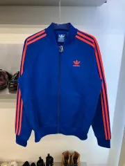 アディダス ジャージ ブルー & ネオンオレンジ