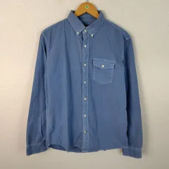 GAP ギャップ 長袖シャツ ボタンダウン ブルー Mサイズ メンズ 古着 シティーボーイ アメカジ