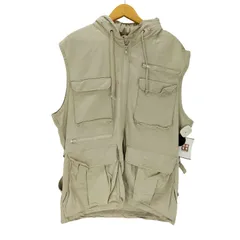 バナナリパブリック BANANA REPUBLIC 80-90S 初期タグ サファリ フィッシング ベスト フード パッカブル 収納可 メンズ import：L 