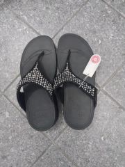 フィットフロップ ブラック キュービック ビーチサンダル スリッパ