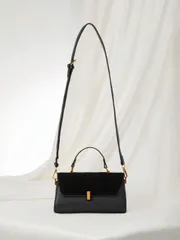 バッグ レディース ハンドルバッグ ビンテージスエード調ファッション レディース トップハンドルバッグ PUグロスショルダーバッグ、スモールスクエアバッグ デイリーコミューターに最適、エレガントな女性用バッグ、ビジ