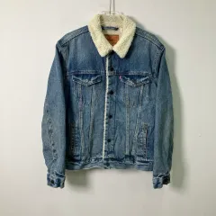 リーバイス シェルパ トラッカー デニム ジャケット M