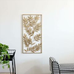 ACTUS ボタニカルアート［A］額装済み リーフデザイン 70×30cm - メルカリ