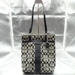 コーチ COACH ショルダーバッグ シグネチャー キャンバス ななめ掛け ブラック 総柄