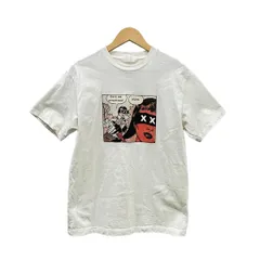 GOD SELECTION XXX(ゴッドセレクション トリプルエックス) 半袖Tシャツ サイズS メンズ美品  - アイボリー×黒×マルチ クルーネック