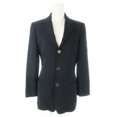 ラルフローレン RALPH LAUREN RALPH ヴィンテージ テーラードジャケット 総裏地 7 紺 ネイビー /AO17 ■GY44