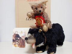 シュタイフ ビンテージ CIRCUS サーカス 皿回し カンガルー 箱付き