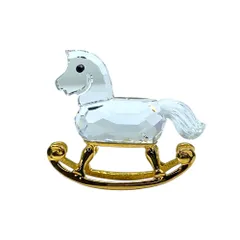 スワロフスキー ロッキングホース 木馬 オブジェ フィギュリン インテリア 置物 クリスタル ガラス 199447 SWAROVSKI 上品 洗練 高級感 優雅 存在感 装飾美 コレクション性